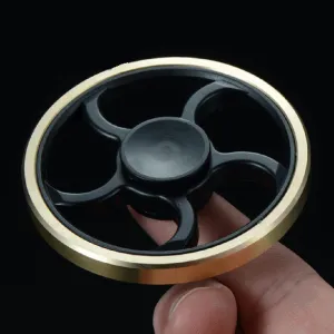 2017 New Style Fingertip Gyro Ceramics HandSpinner Toy  Hand Finger Spinner Stress Reliever Spiral Gifts Toys For Children