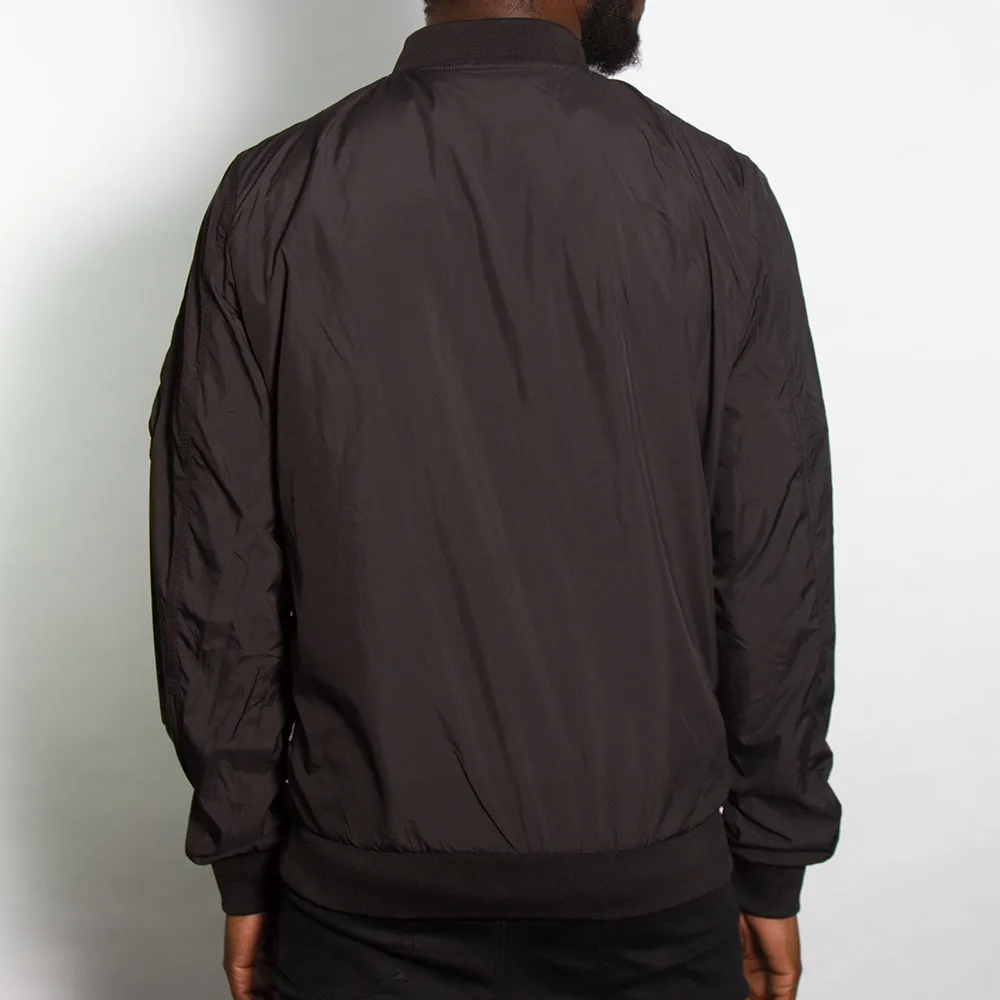 Acid Letter - Lightweight Bomber - Black