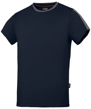 AllroundWork t-shirt (2518) | Navy/Steel Grey