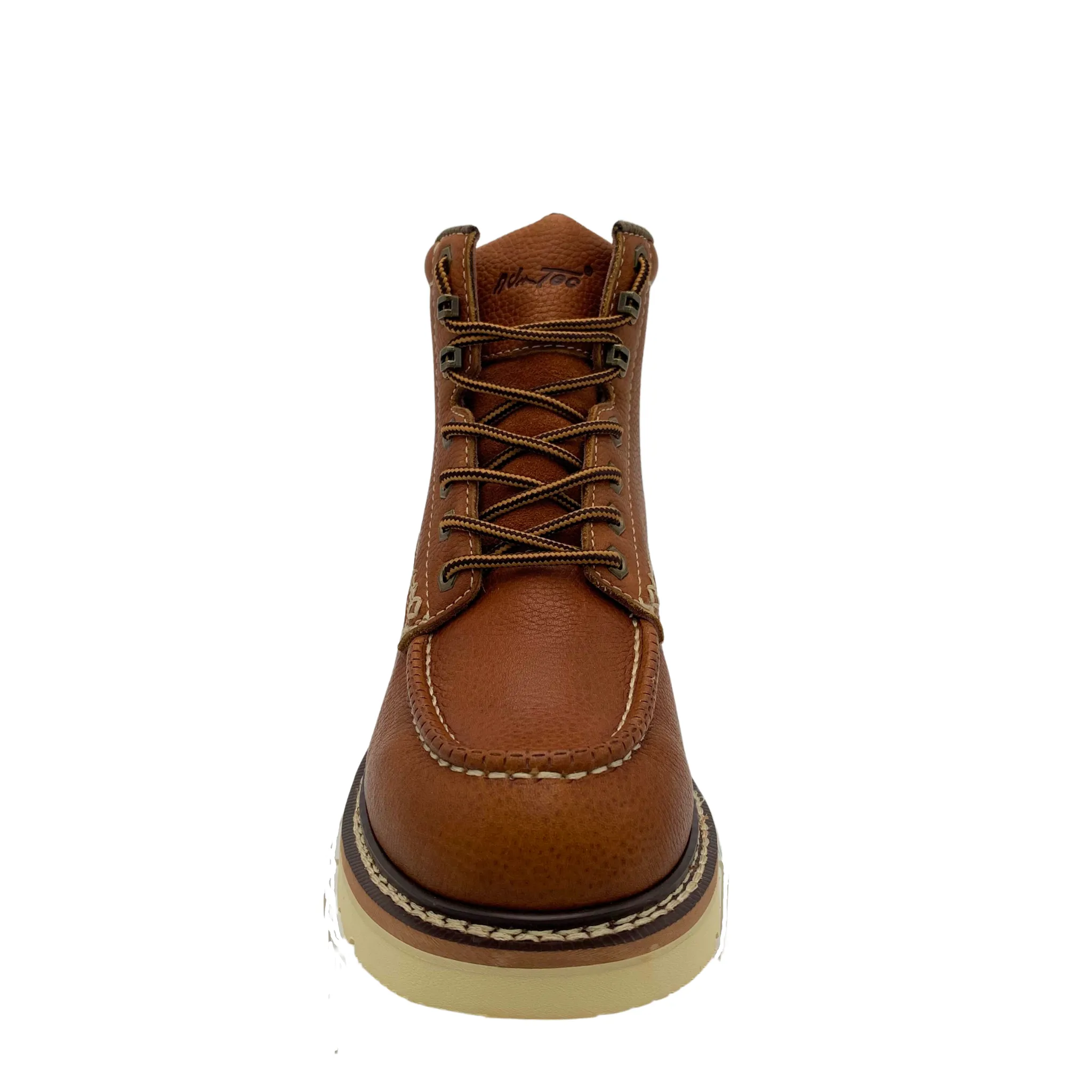 Apex: Men's 6" Moc Toe- Saddle Tan 9191