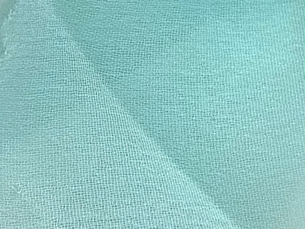 Aqua Blue Plain 60 Grams Georgette Fabric (Wholesale)