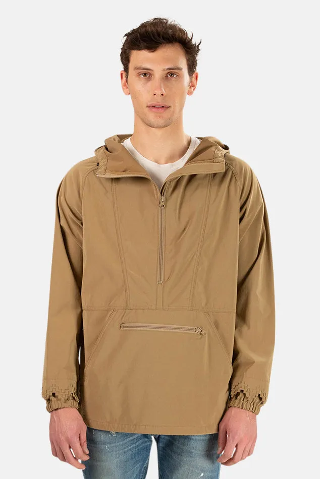 Beige Remi Relief Nylon Anorak Jacket