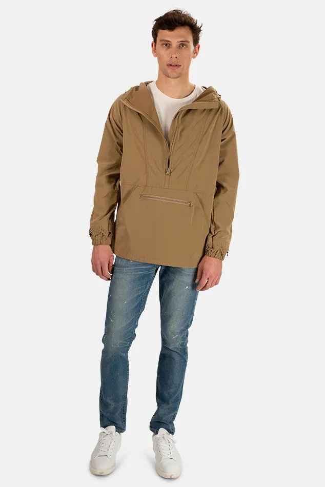 Beige Remi Relief Nylon Anorak Jacket