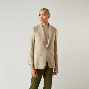 Beige Wool, Silk and Cashmere Bern Jacket