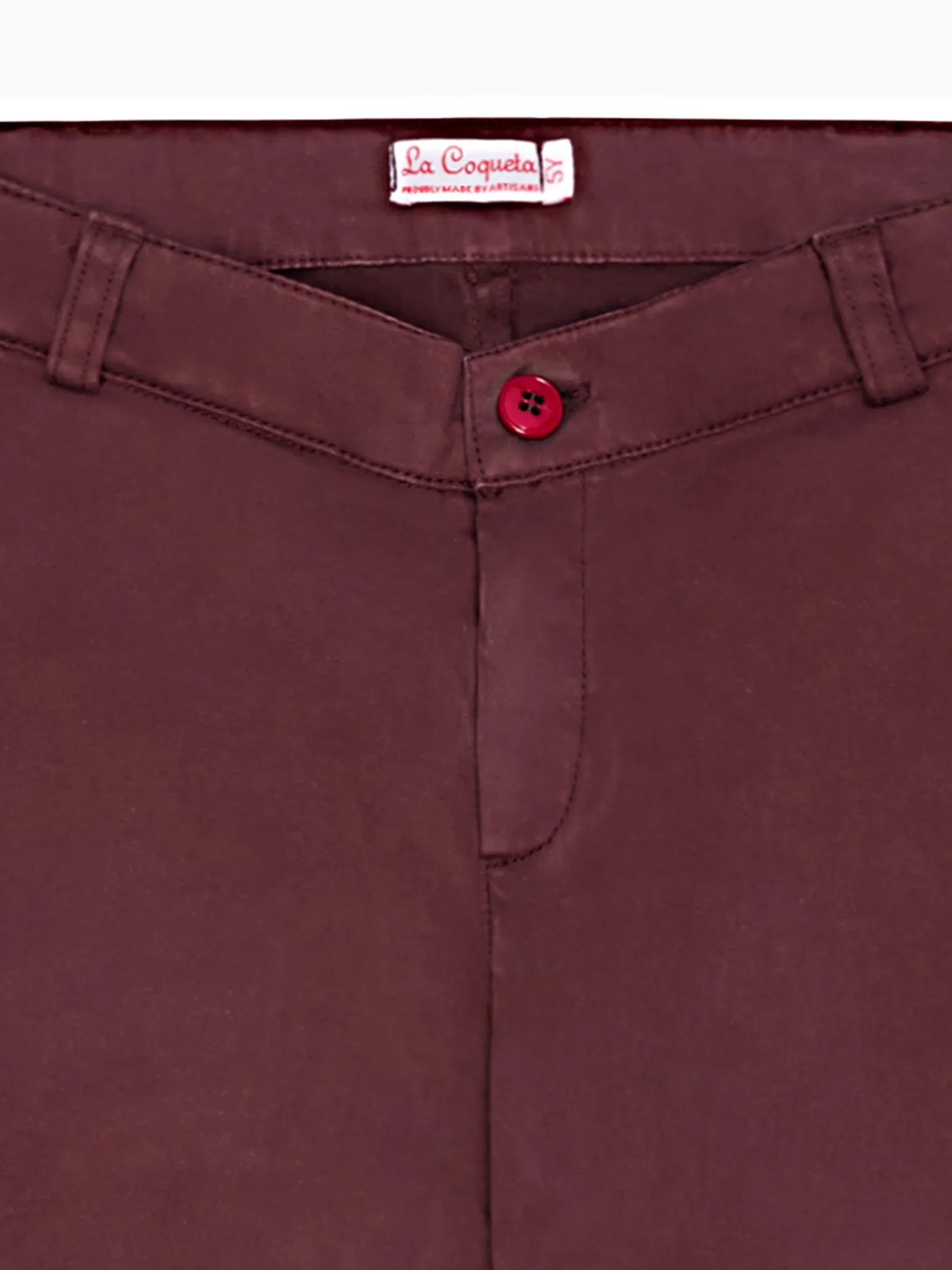 Burgundy Elio Boy Chinos