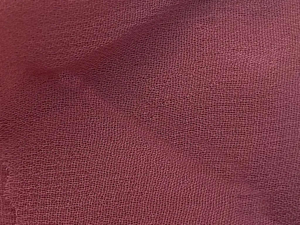 Cardinal Red Plain 60 Grams Georgette Fabric