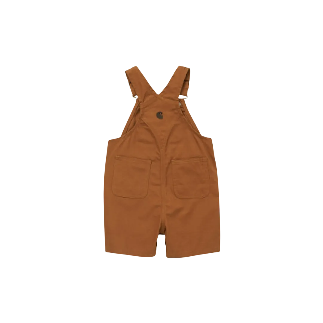 Carhartt Kid's Loose Fit Canvas Brown Shortall Overall