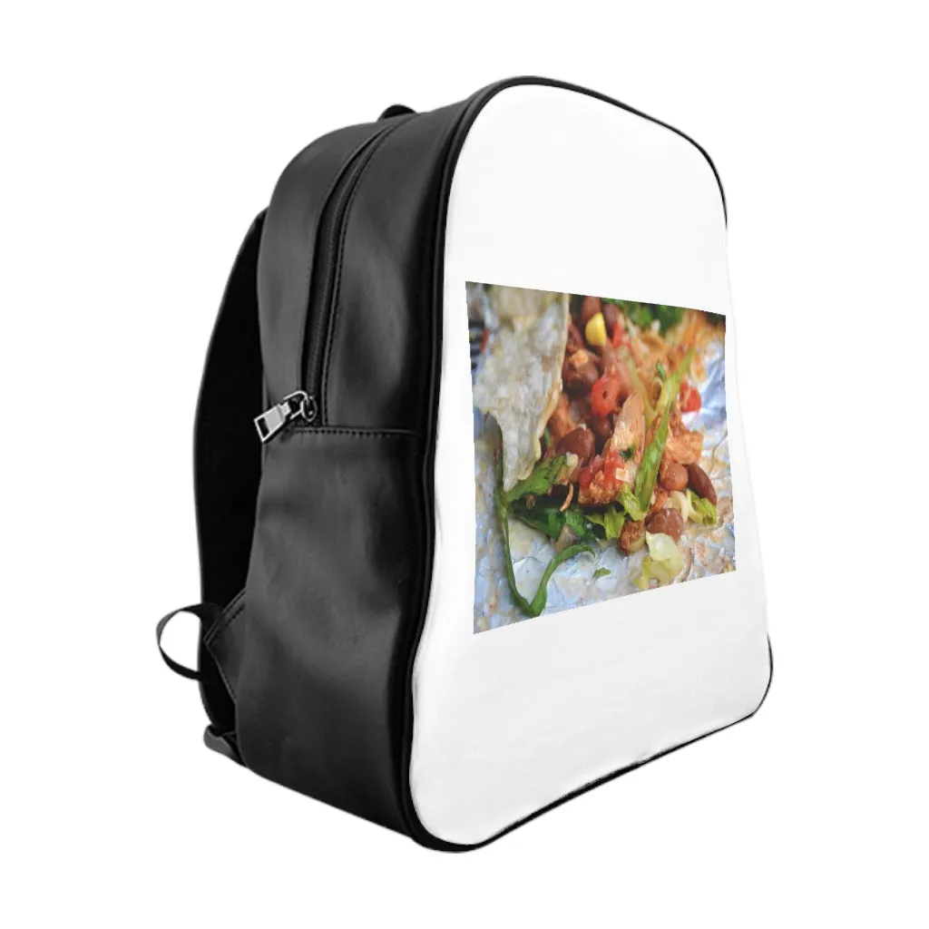 Chicken Burrito School Backpack