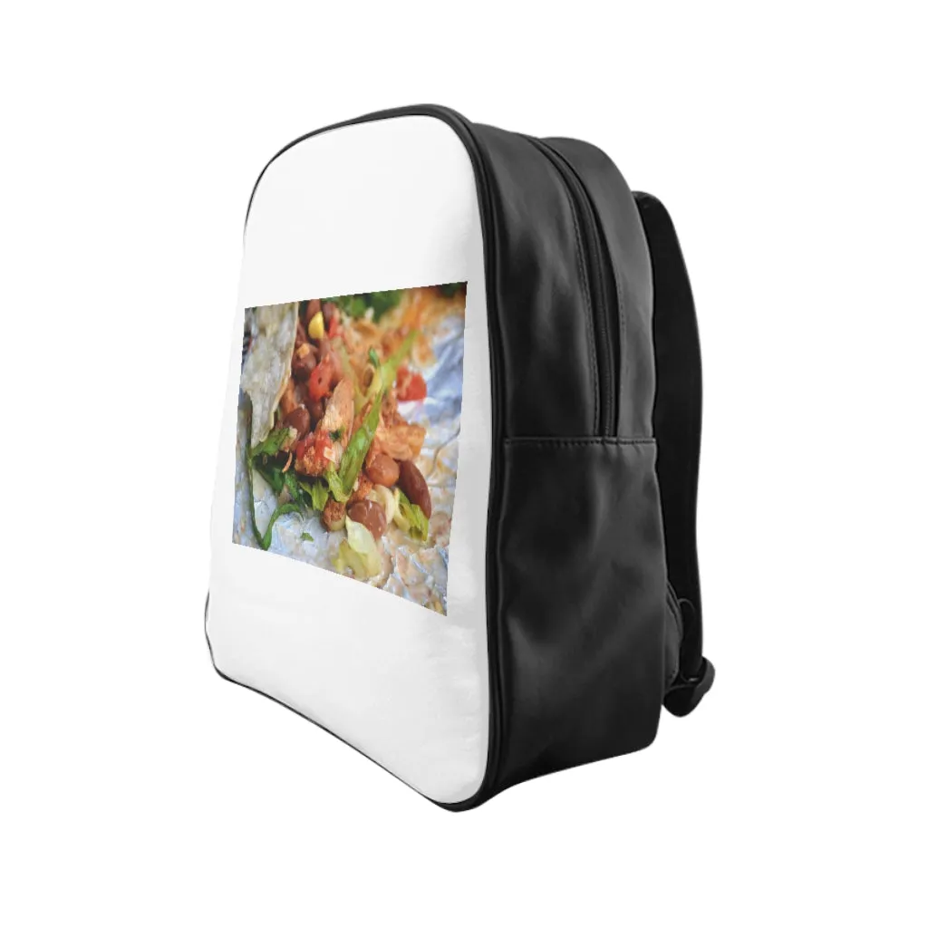 Chicken Burrito School Backpack