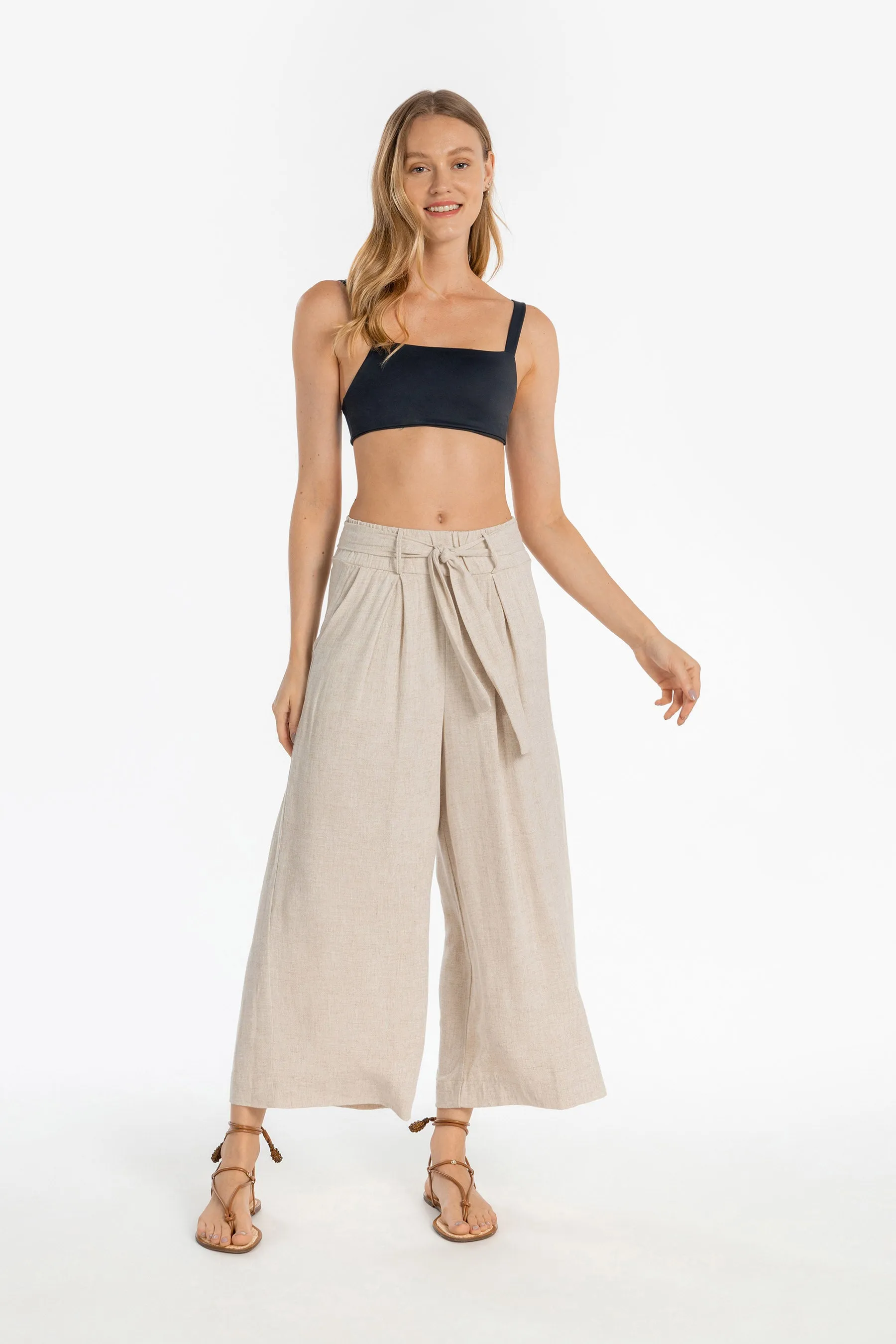 Crop Stone Pants