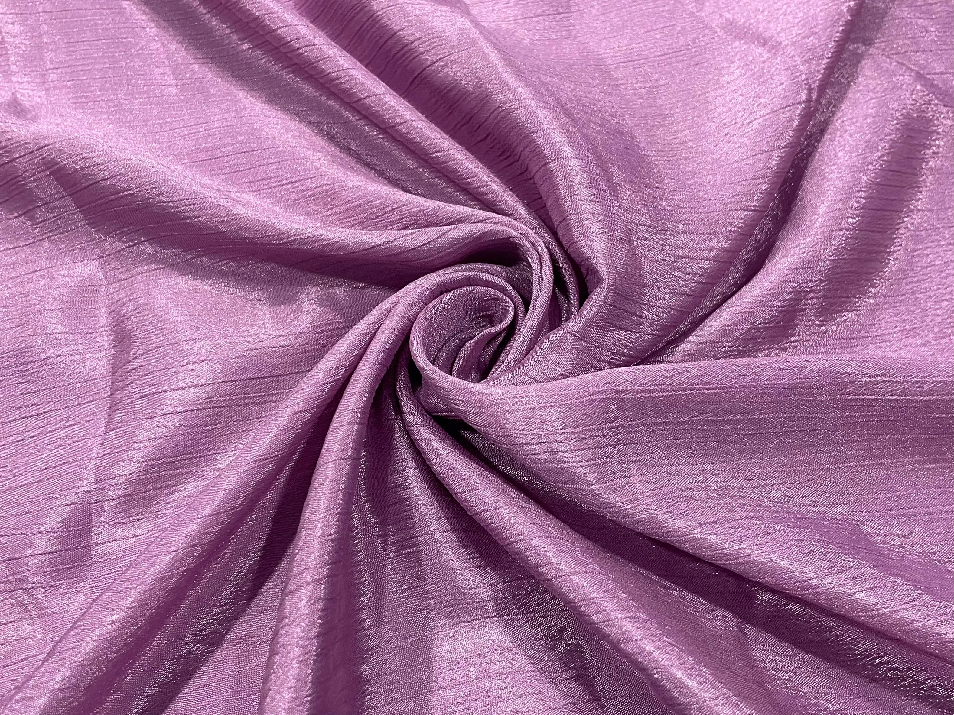 Dark Lilac Plain Chinon Chiffon Fabric