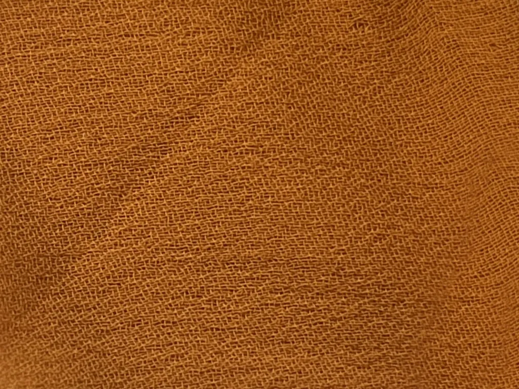 Dark Mustard Plain 60 Grams Georgette Fabric