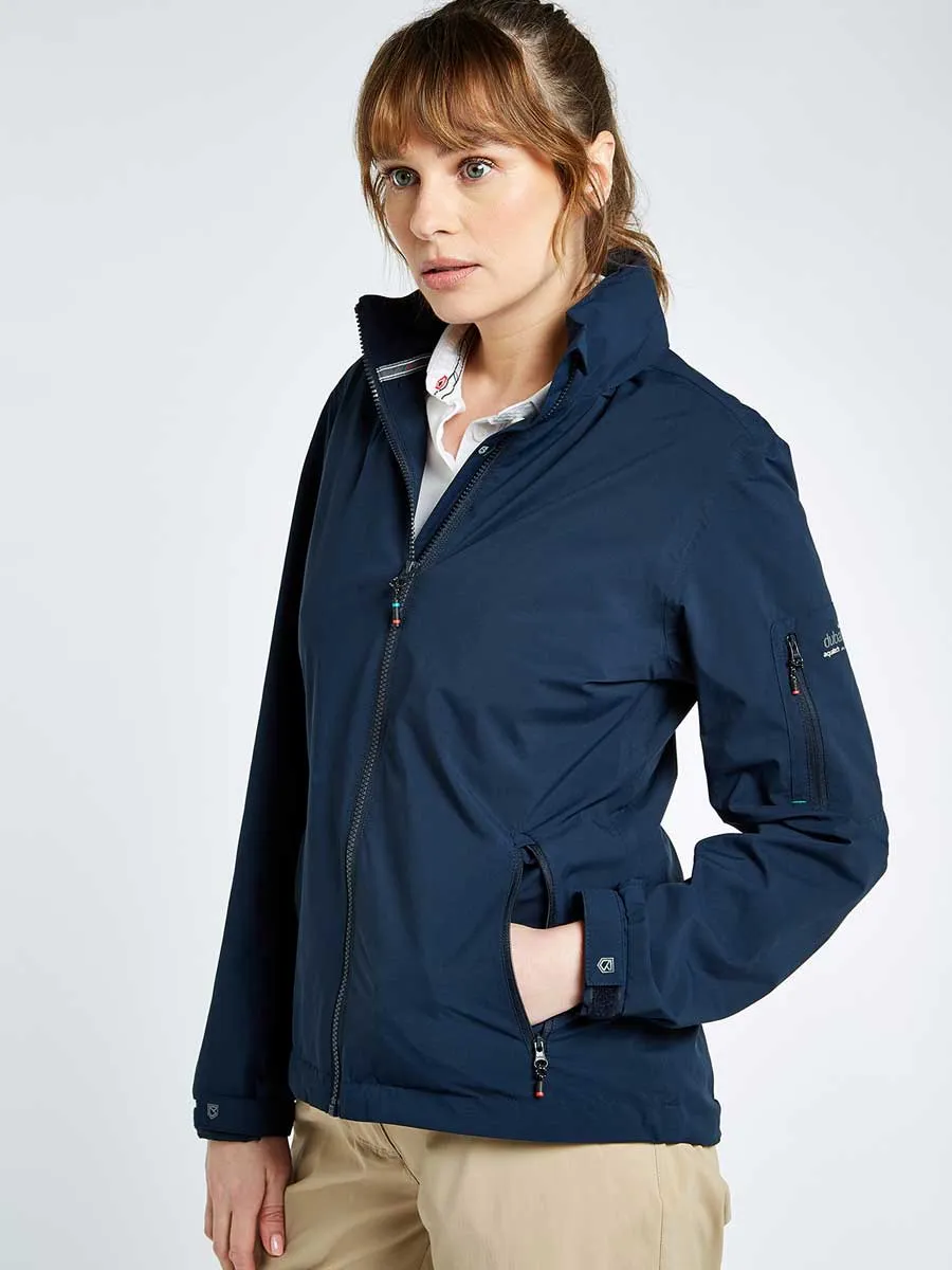 DUBARRY Livorno Womens Fleece-Lined Crew Jacket - Navy