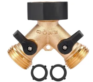 Heavy Duty Hose Splitter Y Connector