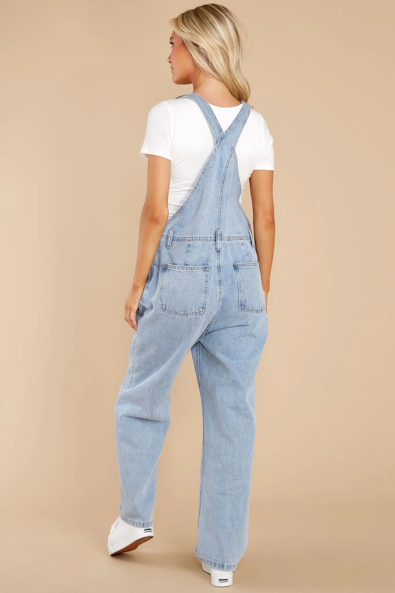 Incredible Aspirations Light Wash Denim Overalls