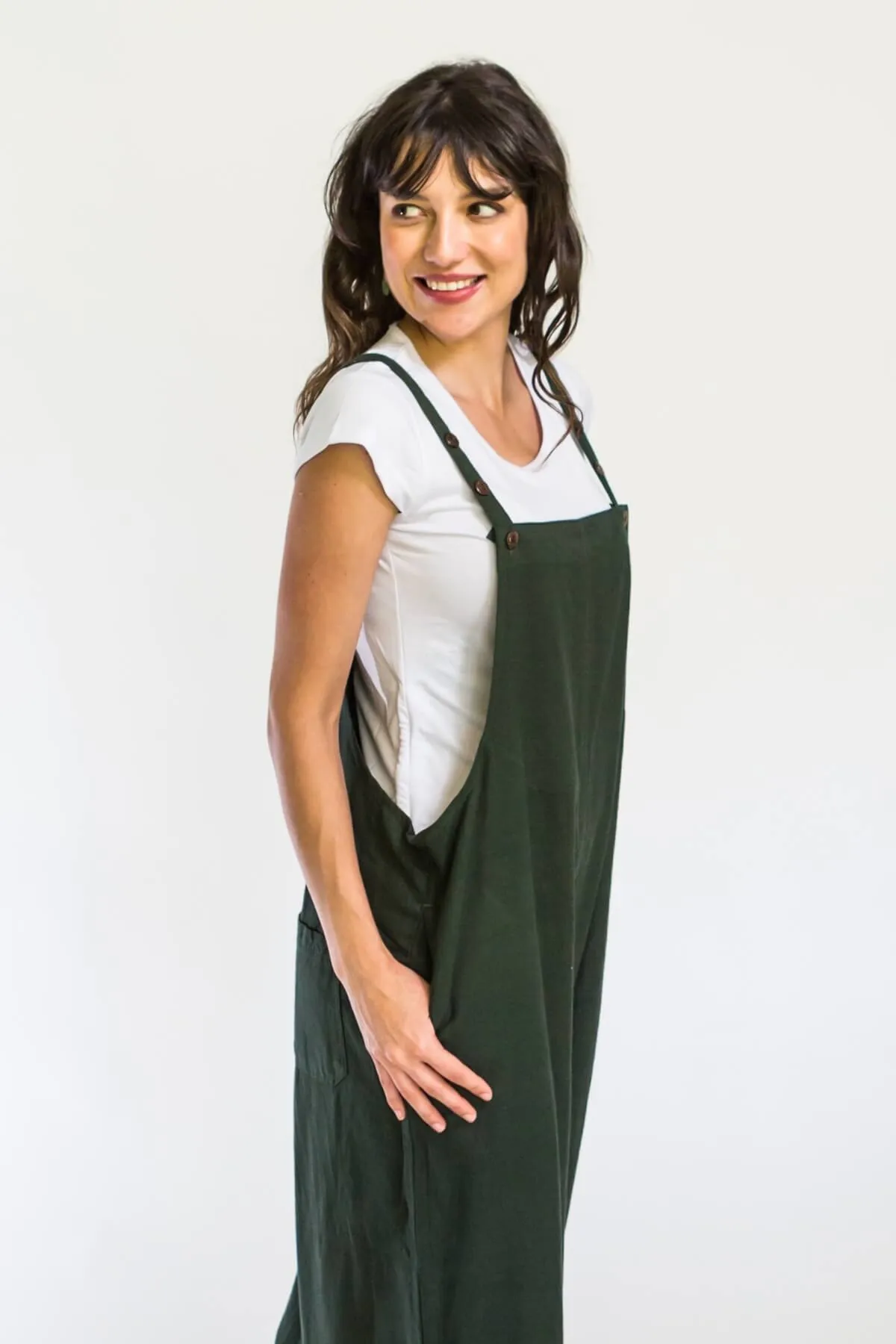 Juanita Overalls Long - Green