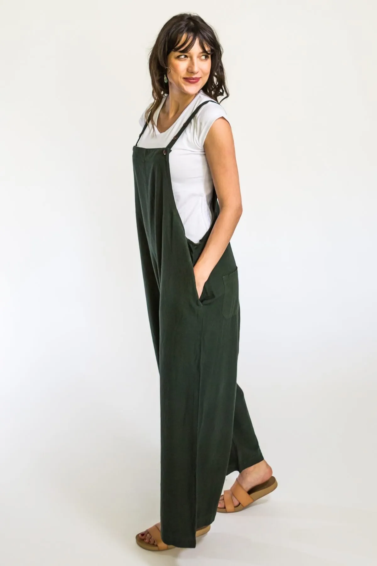 Juanita Overalls Long - Green