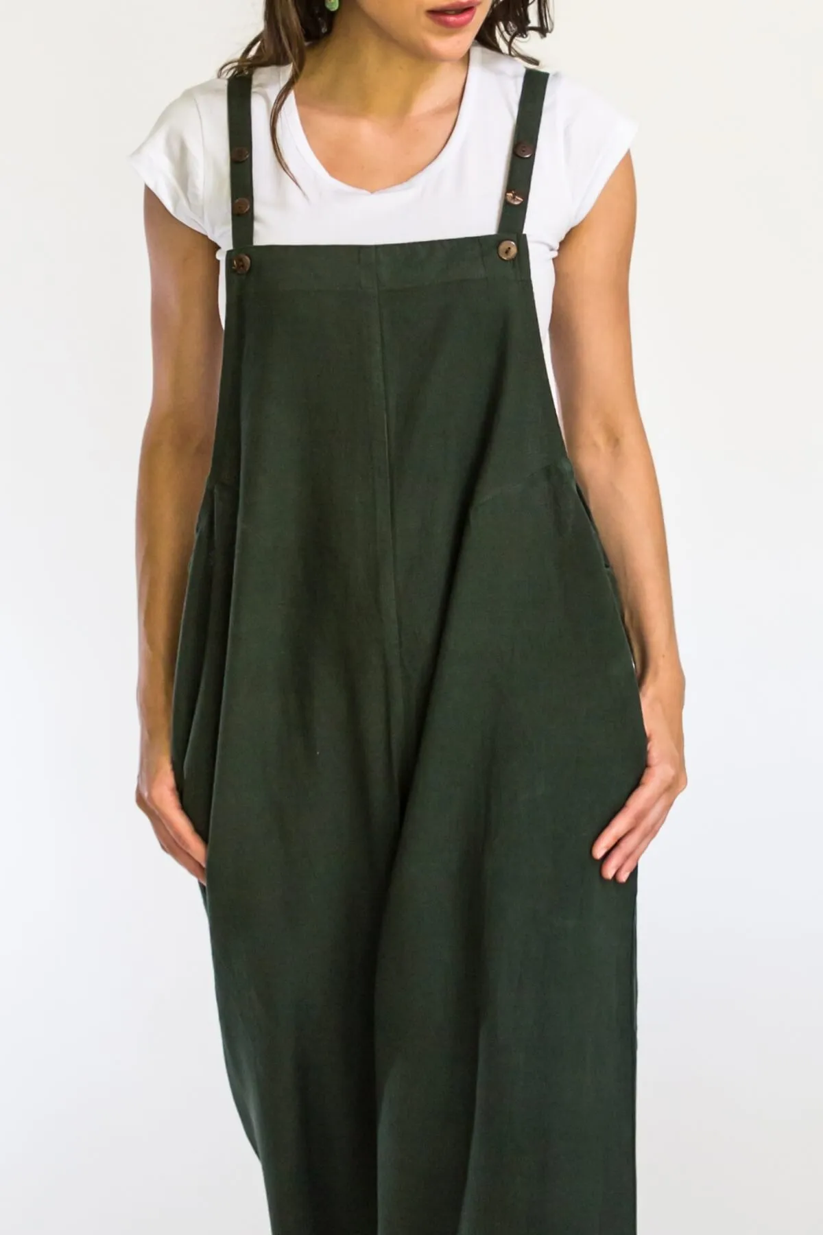 Juanita Overalls Long - Green