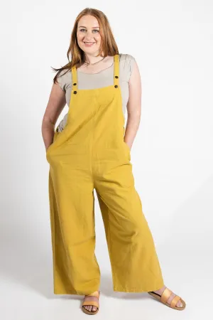 Juanita Overalls Long - Mustard