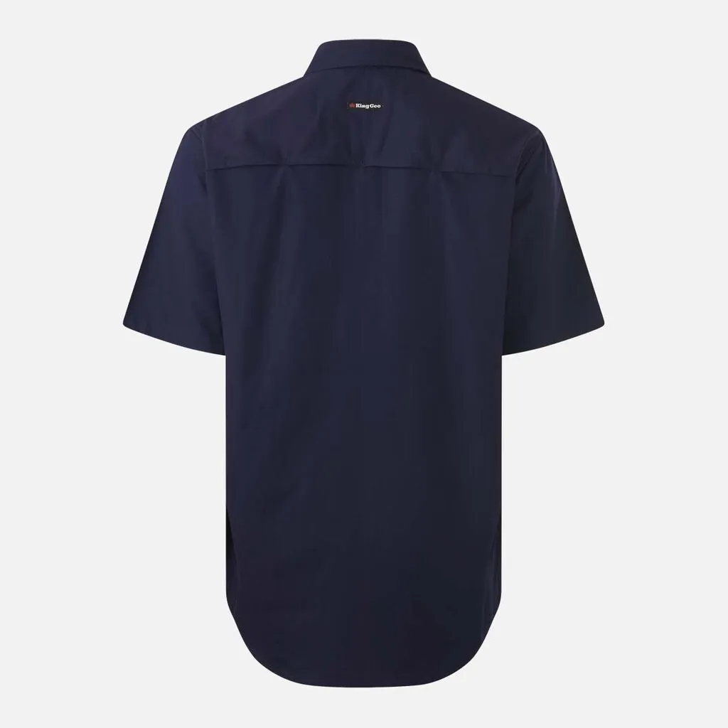 King Gee Workcool Vented Closed Front Shirt Short Sleeve (K14032)