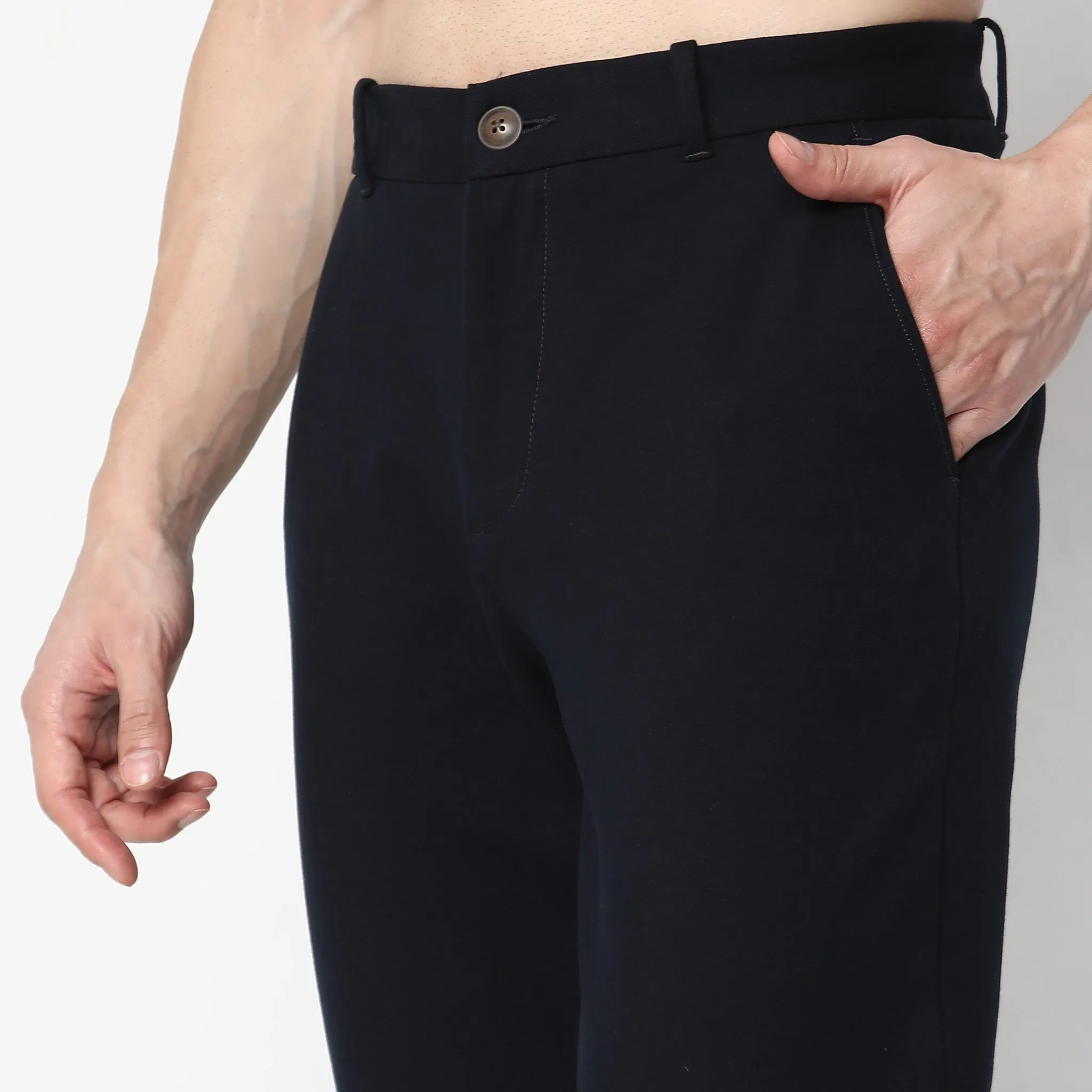 Knit Crop Chinos™  - Ulitimate Comfort - 4 Way Flexibility by E-Fast® Stretch