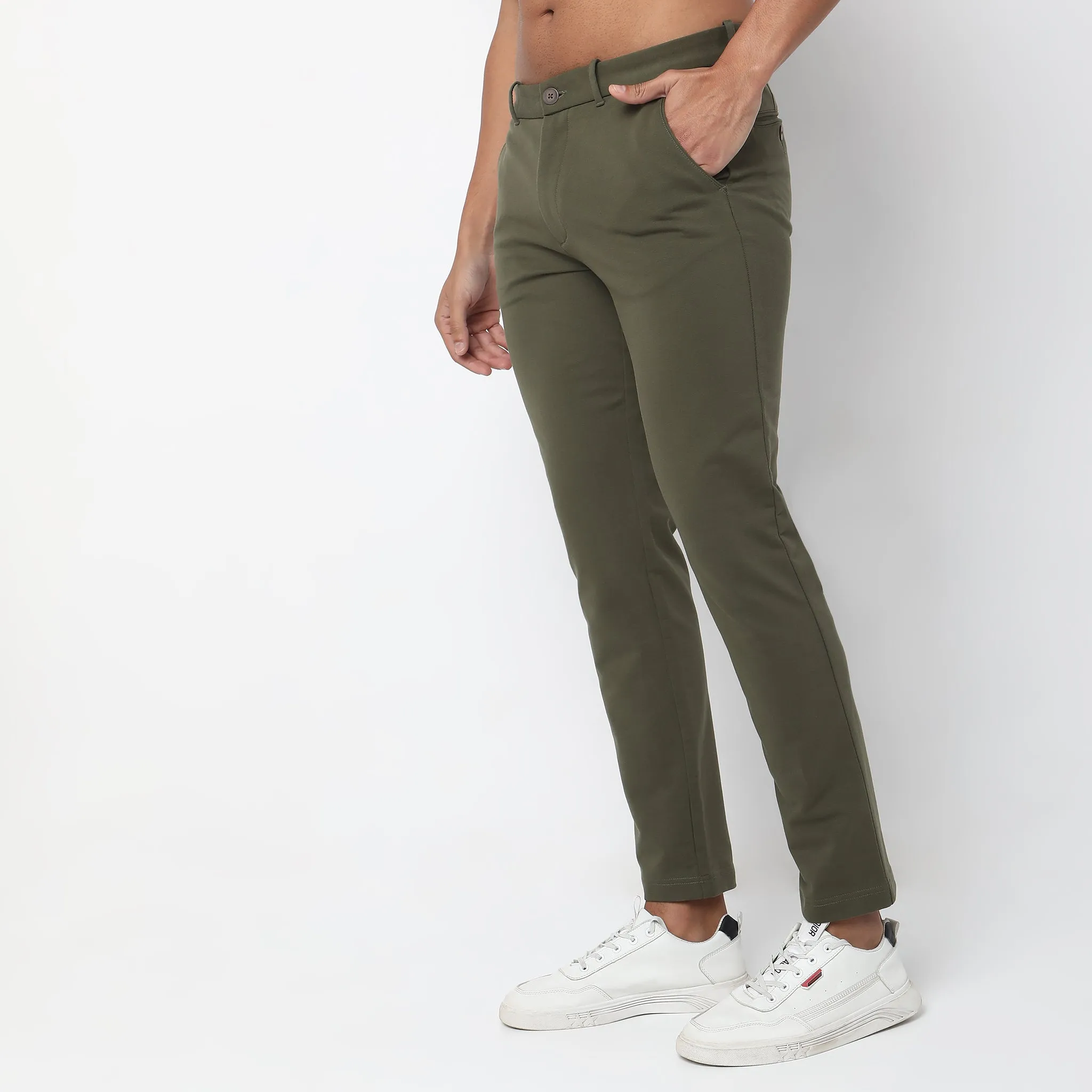 Knit Crop Chinos™  - Ulitimate Comfort - 4 Way Flexibility by E-Fast® Stretch