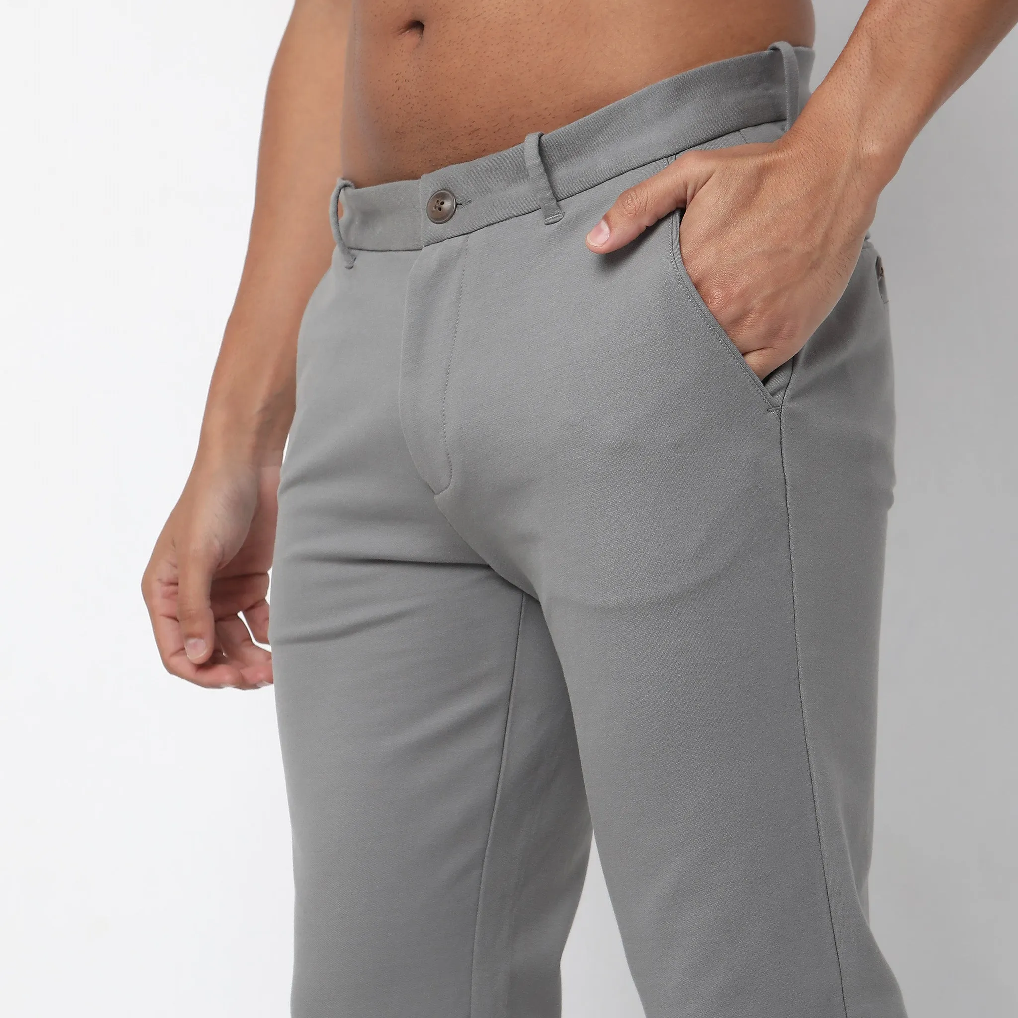 Knit Crop Chinos™  - Ulitimate Comfort - 4 Way Flexibility by E-Fast® Stretch