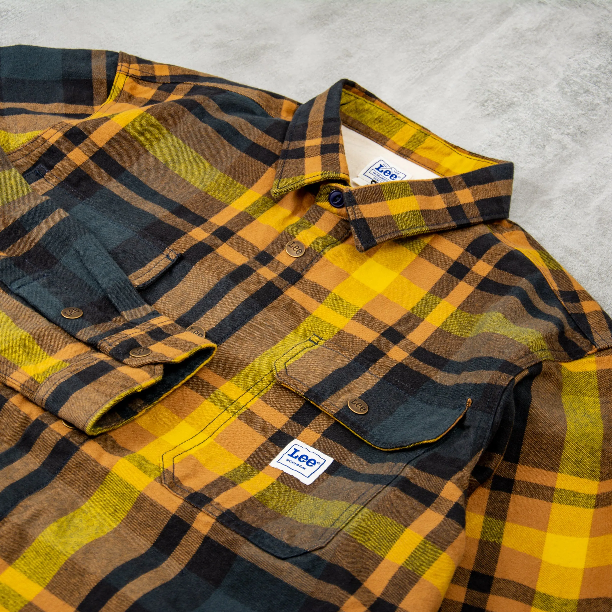 Lee Workwear Overshirt - Pollen Yellow