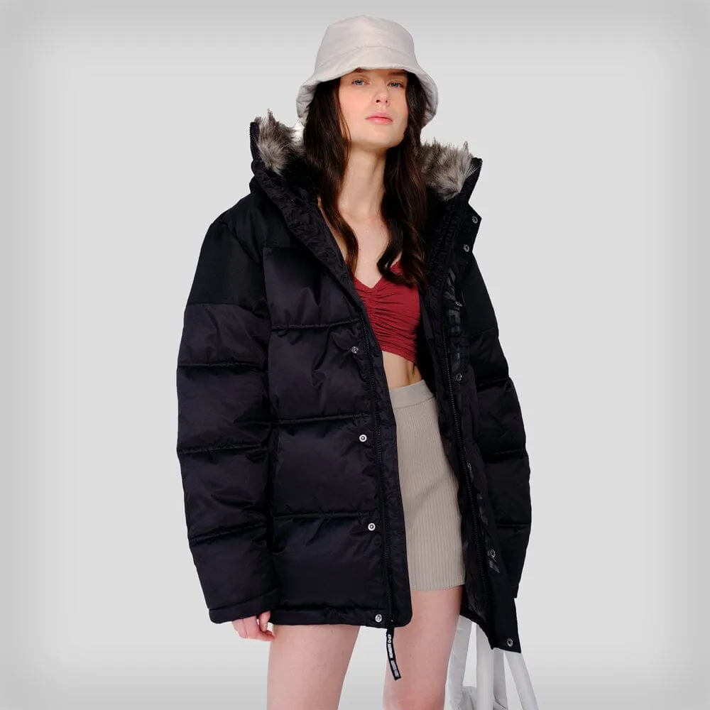 Members Only Women's Heavy Snorkel Oversized Jacket