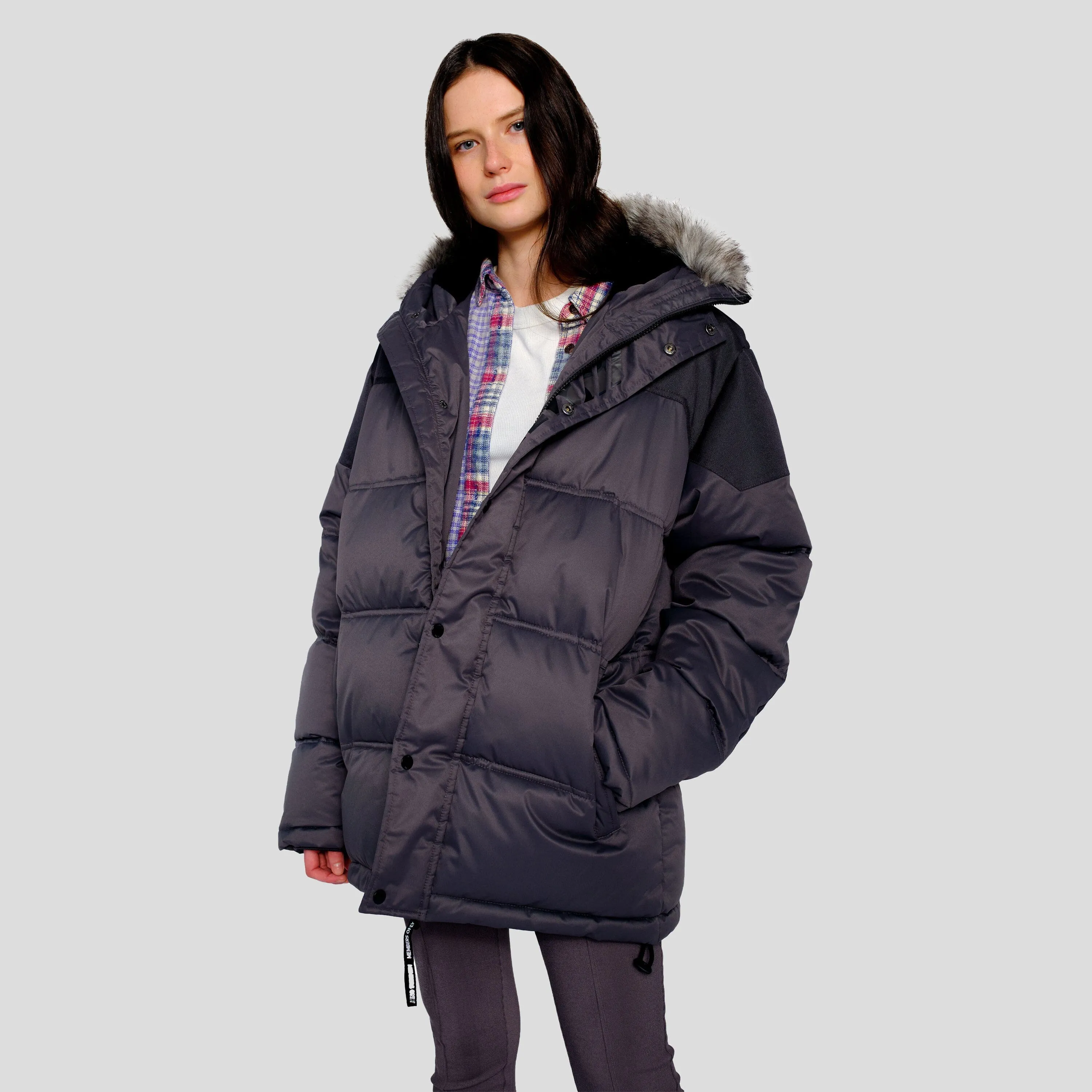 Members Only Women's Heavy Snorkel Oversized Jacket