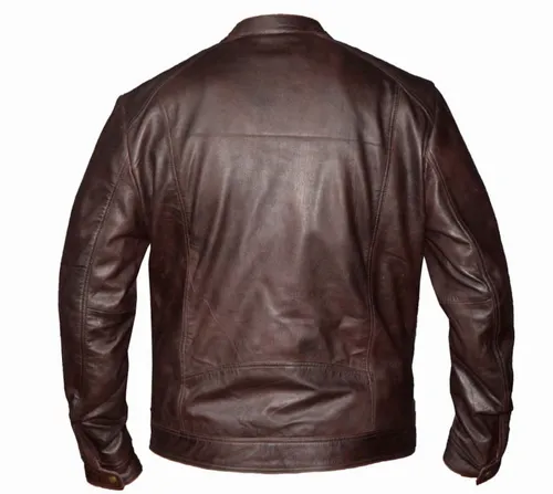 Men's Lambskin Lightweight Brown Leather Jacket