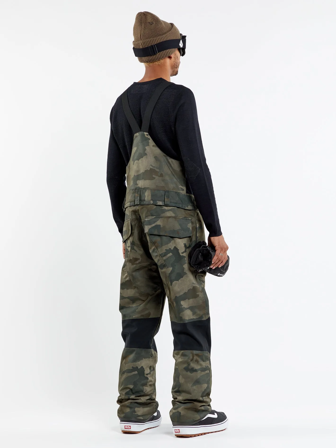 Mens Roan Bib Overalls - Cloudwash Camo