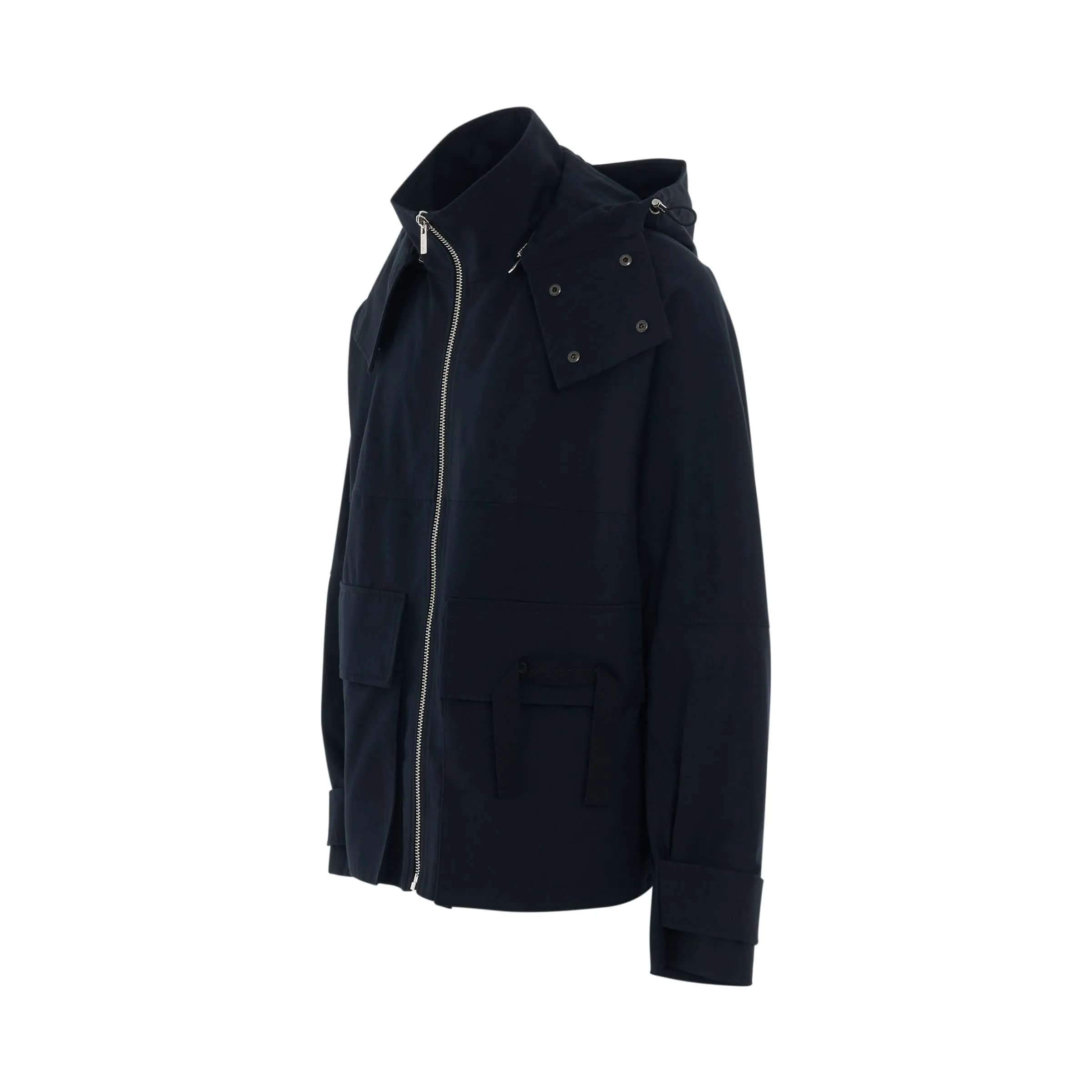 Molhado Hooded Jacket in Navy