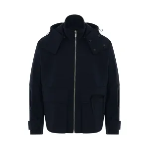 Molhado Hooded Jacket in Navy