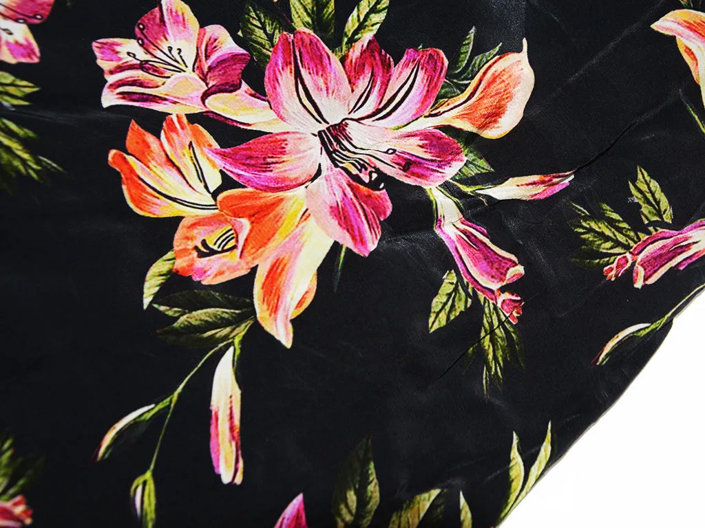 Multicolour Floral Georgette Fabric