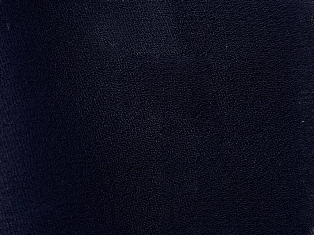 Navy Blue Plain 60 Grams Georgette Fabric