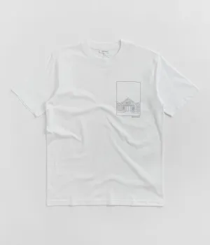 Norse Projects Johannes Organic Kanonbadsvej Print T-Shirt - White