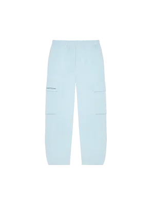 Organic Cotton Blend Cargo Pants—baby blue