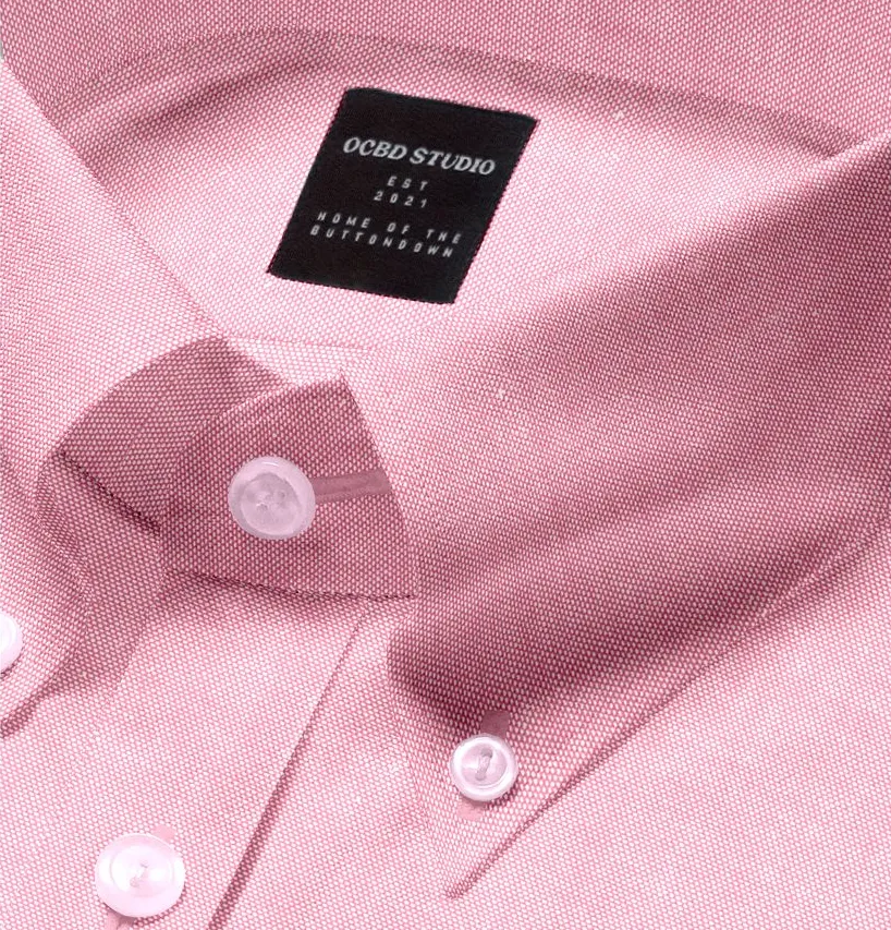 Oxford Button-Down - Short Sleeve - Pink