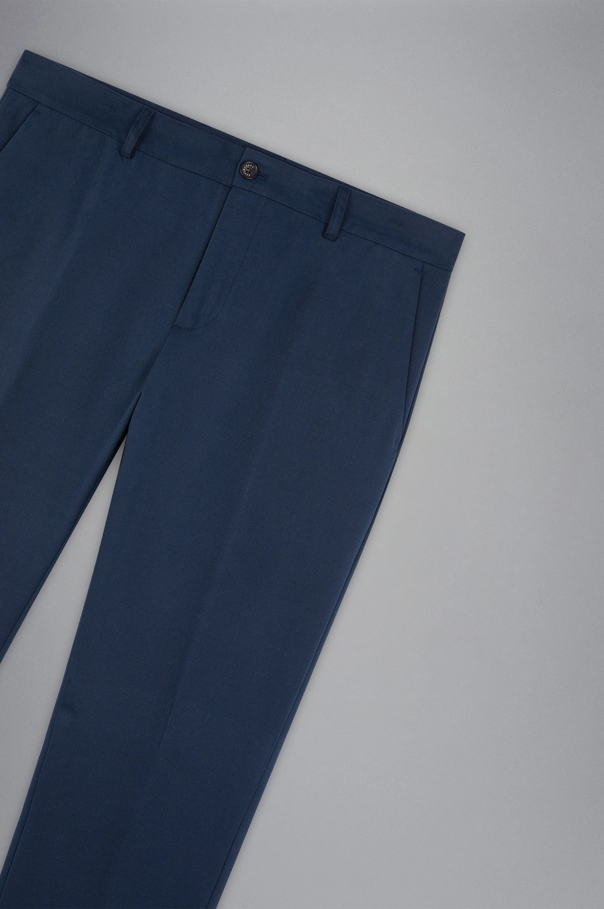 Paul & Shark Winter Stretch Cotton Chino Trousers | Navy