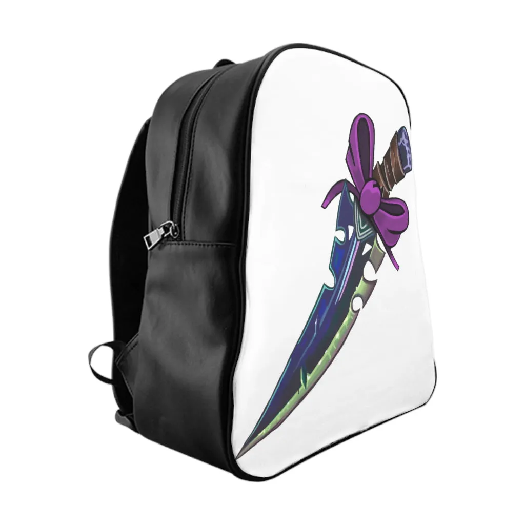 Pink Bow Sword School Backpack