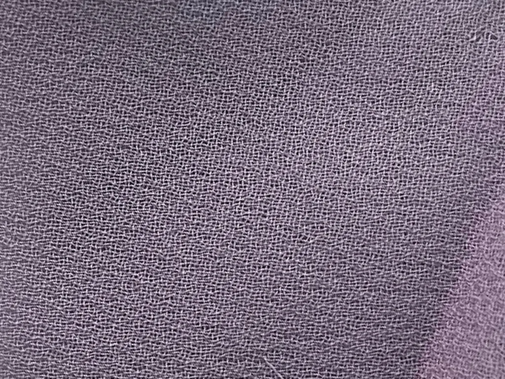 Precut of 2 Meter Light Purple Plain 60 Grams Georgette Fabric