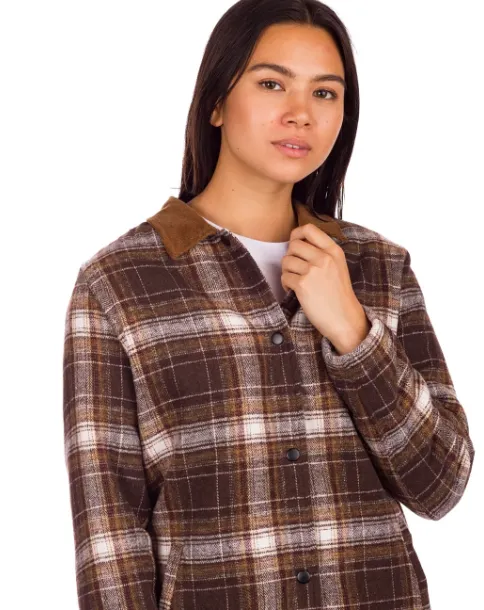 Santa Cruz BT Retreat Shirt - Brown Plaid