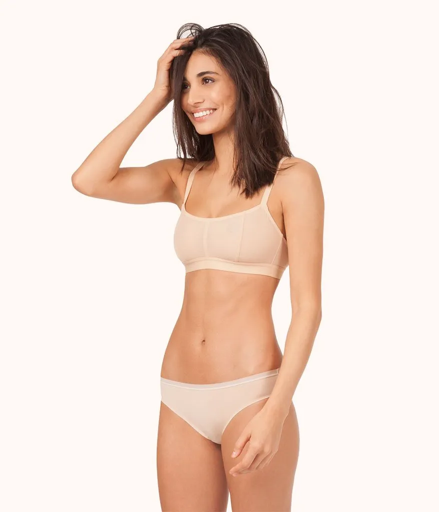 The Straight Up Bralette: Toasted Almond