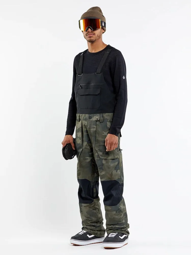 Volcom Roan Bib Overalls - Cloudwash Camo