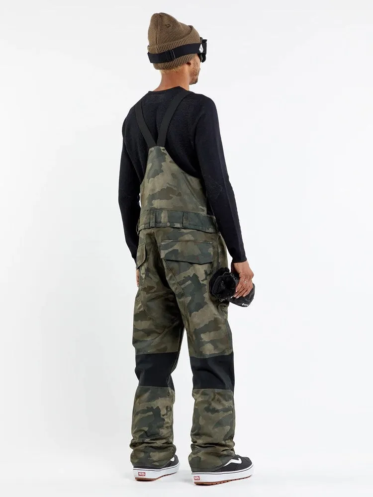 Volcom Roan Bib Overalls - Cloudwash Camo