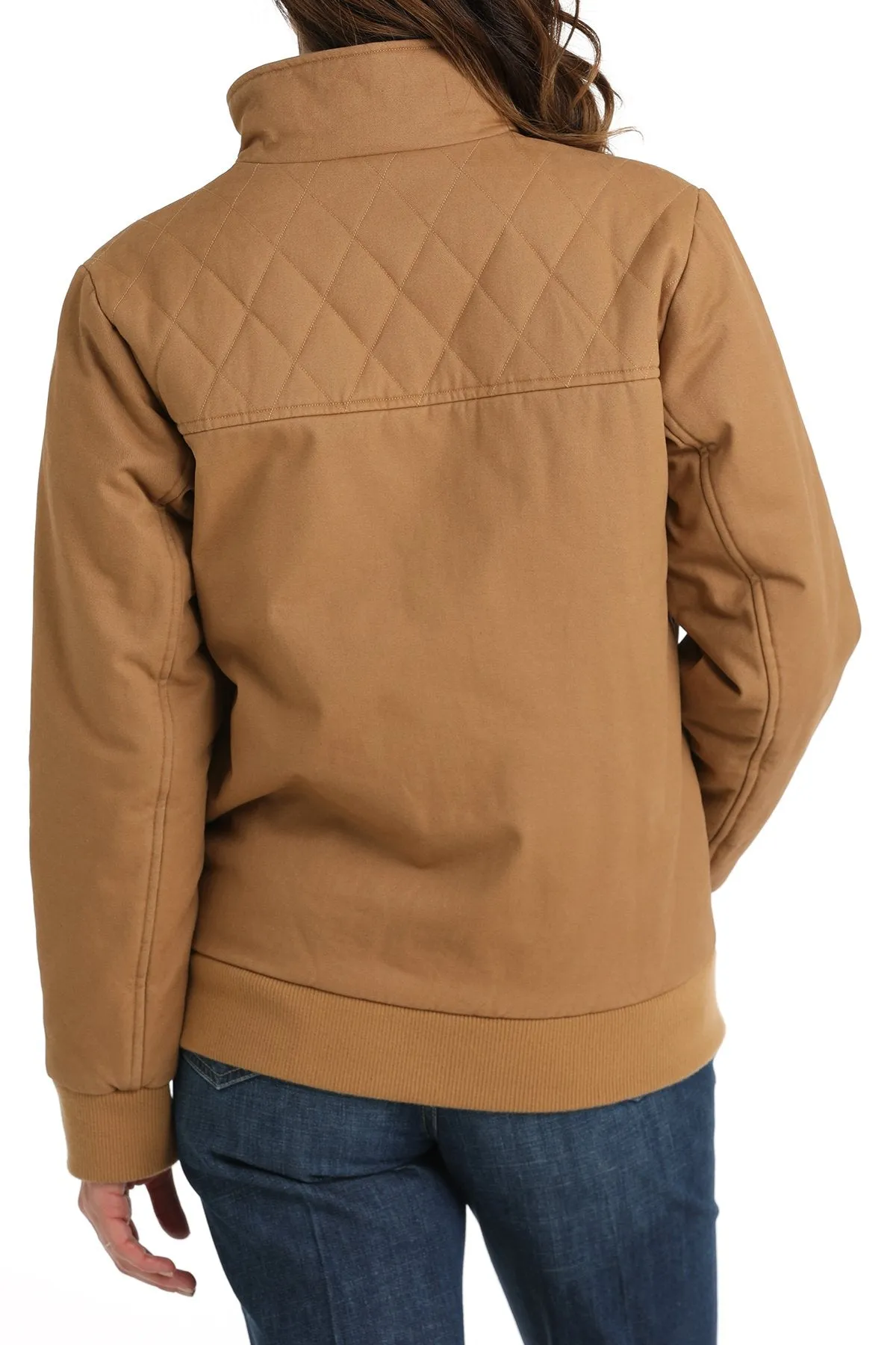 Women's Cinch Canvas Bomber Jacket